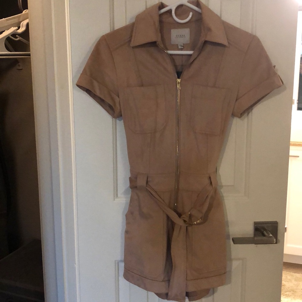 Blush pink guess romper